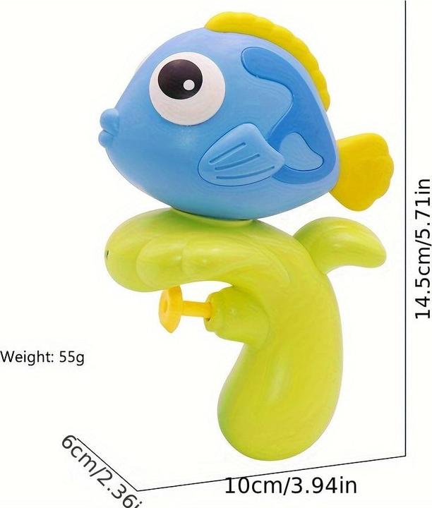 Actual product image Activity Board Underwater animal mini cartoon water toy, baby bath toy, suitable for pool water spray