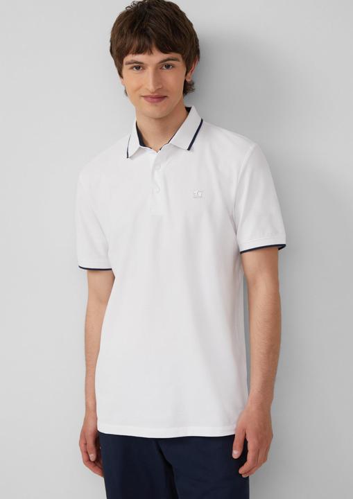 Produktbild S.Oliver Polo-Shirt Sportives Piqué-Poloshirt mit Kontrast-Details (XXL)