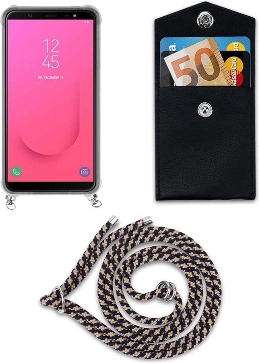 Produktbild Cadorabo TPU Handy Kette SILBER Cover
