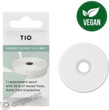 TIO Sustainable Dental Floss Mint Flavor 50 Meters (50 m)
