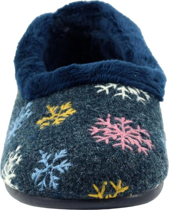 Actual product image Lunar Womens/Ladies Goji Snowflake Slippers (38)