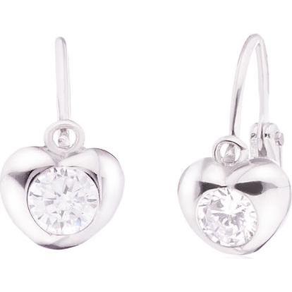 JVD, Ohrringe, ChildrenÂ's silver earrings heart SVLE0226XD5BI00