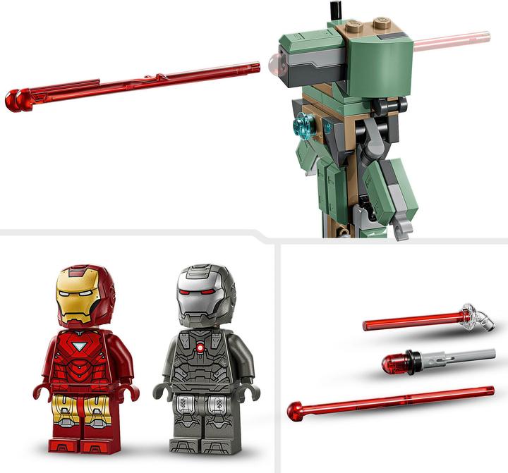 Image du produit LEGO Iron Man & War Machine contre les drones Hammer (76320, LEGO Marvel)