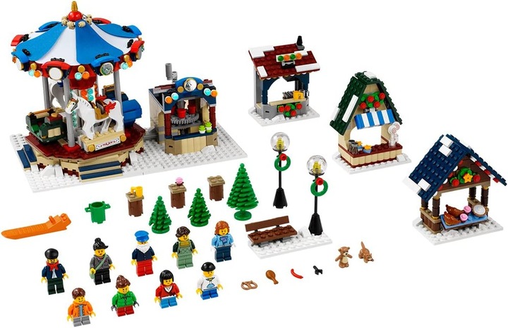 Actual product image LEGO Creator Winter Village Market (10235)