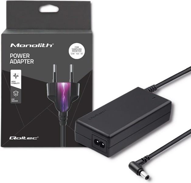 Produktbild Qoltec 51773 Power adapter for Samsung monitor