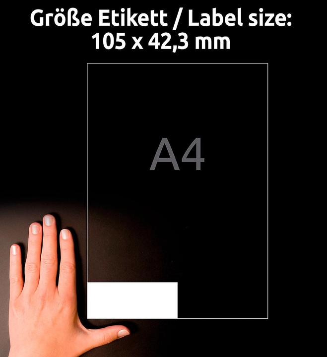 Actual product image Avery Universal labels