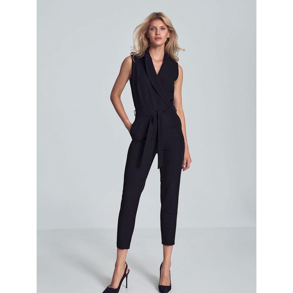 Figl, Damen, Jumpsuit, Overall, Schwarz, (L)