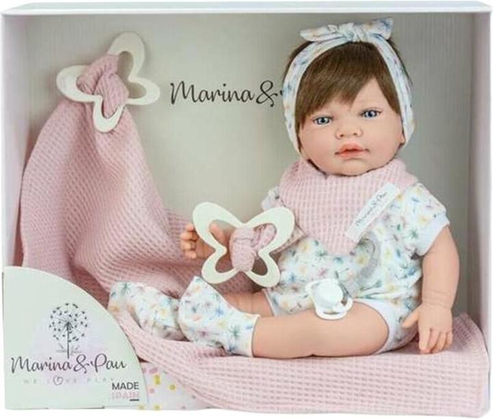 Marina & Pau Süsse Baby Farfalla Spanische Puppe mit Decke