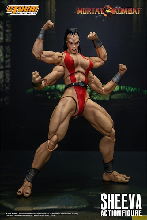 Actual product image Storm Collectibles Mortal Kombat figurine 1/12 Sheeva 18 cm