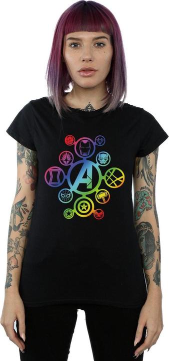Produktbild Avengers Infinity War Rainbow Icons TShirt (M)