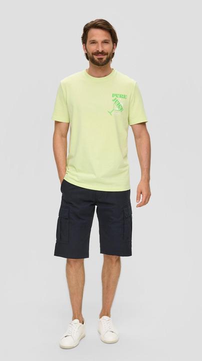 Produktbild S.Oliver T-Shirt Baumwoll-T-Shirt mit Frontprint (M)