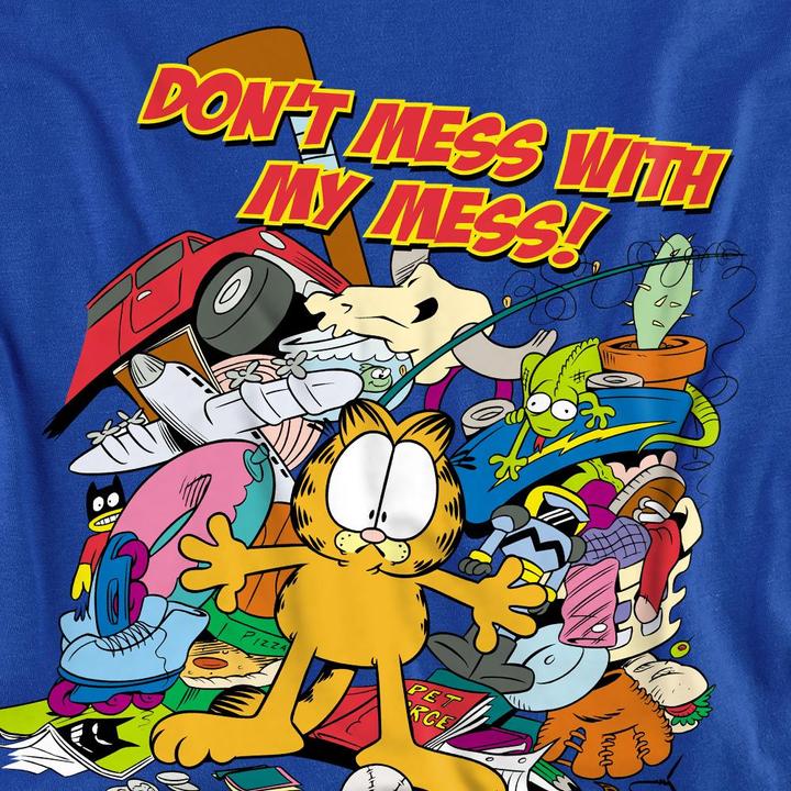 Actual product image Garfield Unisex Adult My Mess T-Shirt (L)