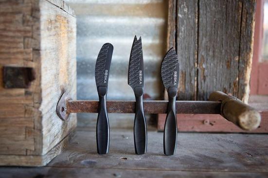 Produktbild Boska Käsem.-Set Mini Monaco+ Schwarz schwarz Edelstahl 190x190x24