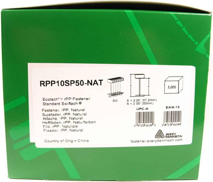 Avery Heftfäden Standard Ecotach 100% recyceld