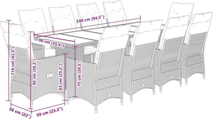 Image du produit vidaXL Bistro Set