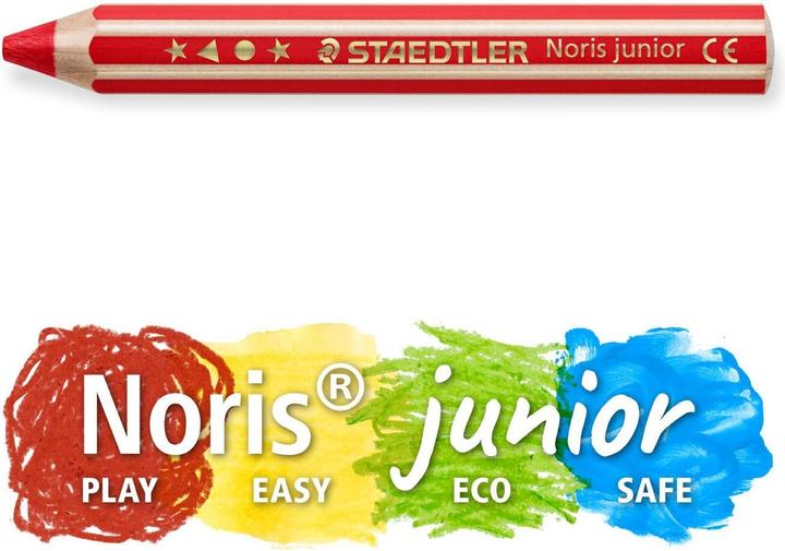 Produktbild Staedtler Noris junior 140 Kindermalstift, Kartonetui mit 36 Farben + 3 ST Spitzer (36x)