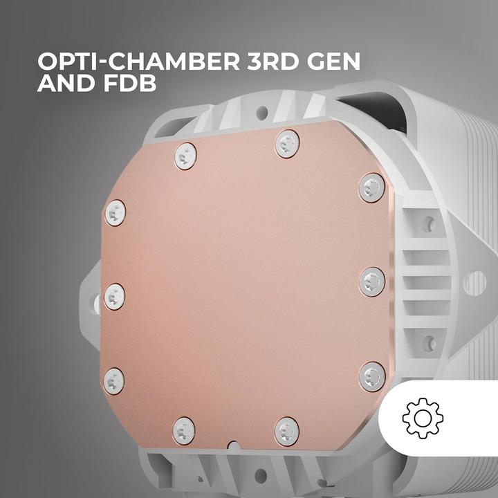 Image du produit Mars Gaming Kit Watercooling Aio Ml-Vision RGB - 240mm (Blanc)