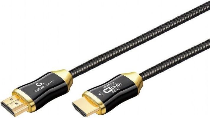 Actual product image Cablexpert GEMBIRD Aktywny optyczny AOC cable HDMI Ultra High Speed z Ethernet AOC Premium Series 5m (5 m)