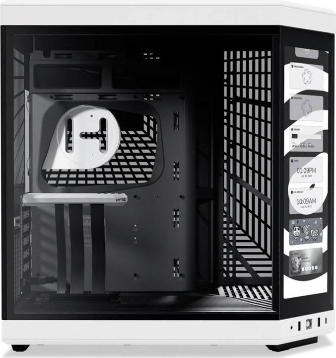Image du produit Hyte Y70 Touch White (blanc, verre trempé) (mATX, ITX, ATX, E-ATX)