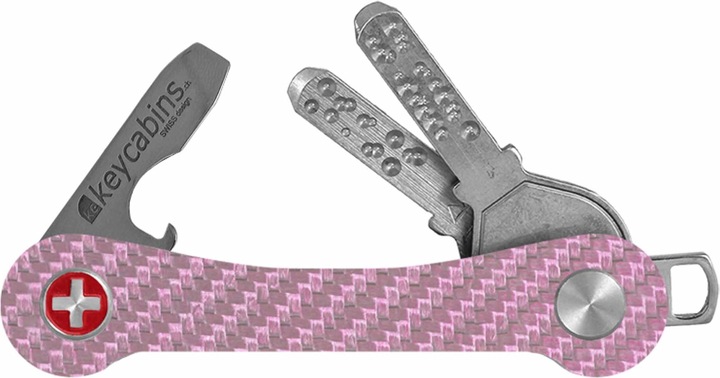 Produktbild Keycabins Schlüsselorganisator KCCS1.4 Carbon S1 pink
