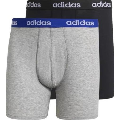 adidas, Intimo, Linear Slip Boxer 2 Pack GN2072 *4064044939203, (M, Confezione da 2)
