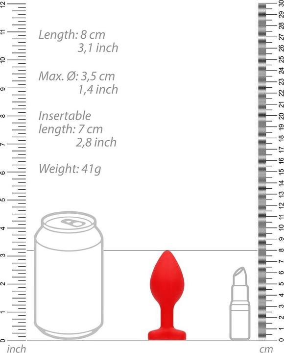 Produktbild Ouch! Diamond Heart Butt Plug