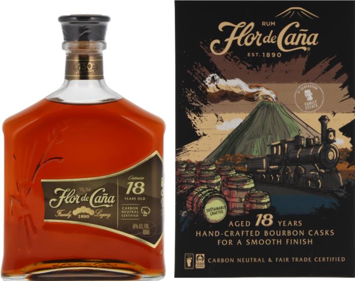 Actual product image Flor de Caña Rum Centenario 18 años Nicaragua (1 x 70 cl)