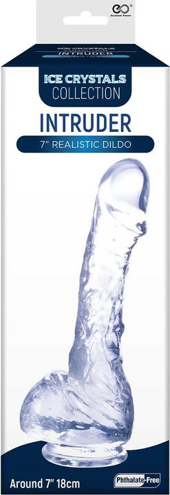 Productafbeelding NMC 7 inch realistische dildo met zuignap doorzichtig
