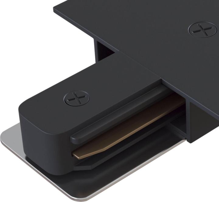 Actual product image Maytoni Busbar feeder wide black aluminium