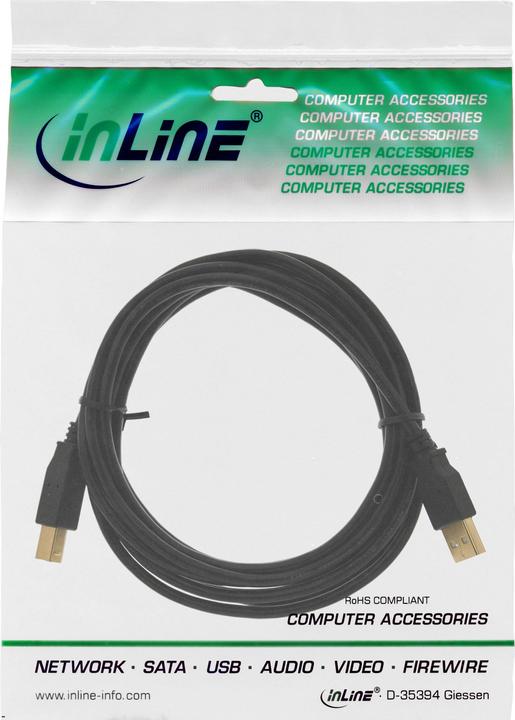 Produktbild InLine USB 2.0 Kabel (7 m, USB 2.0, 5 W)
