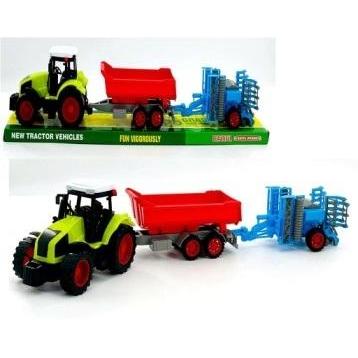 Woopie Traktor mit Landmaschinen