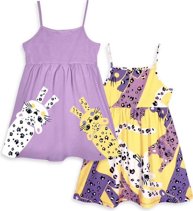 Image du produit Denokids 2-Pack Funny Cats Lilac&Yellow (140)