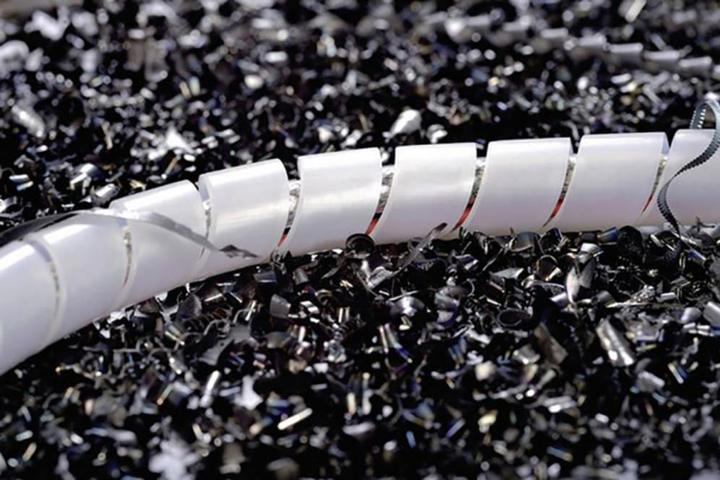 Produktbild HellermannTyton Spiralumwicklung PA Naturfarben, 4mm (Kabelspiralschlauch, 3000 cm)