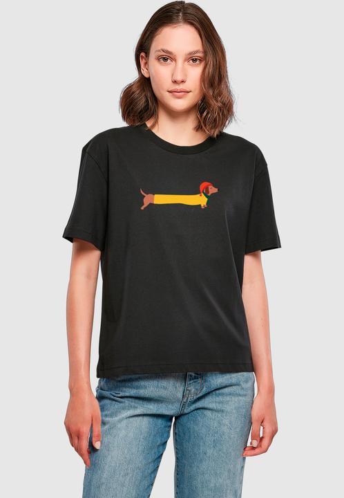 Produktbild Merchcode Ladies Christmas Dog Tee - 182069 (M)