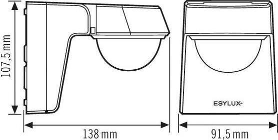 Actual product image Esylux Motion sensor (5 m)