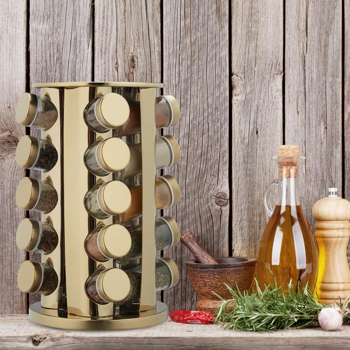 Actual product image Relaxdays 21 pcs. spice rack