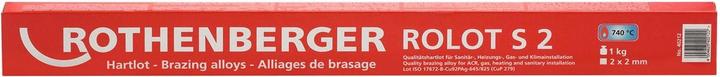 Actual product image Rothenberger ROLOT S2, according to ISO 17672, 2x2x500mm, 1kg