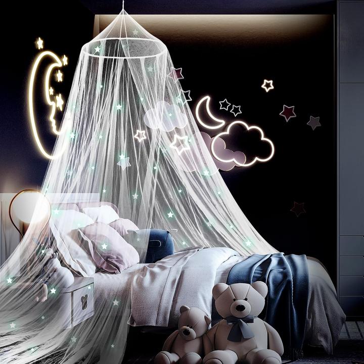 Activity Board Kinderbetthimmel für Hausbett und Einzelbett - Fantastische Schlafzimmerdekoration für Kinderzimmer