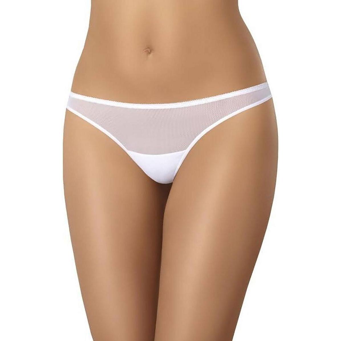 Teyli, Damen, Unterhosen, brasilianisches Höschen, Weiss, (XXL)