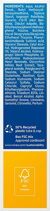 Image du produit NIVEA Sun Alpin Crème solaire pour le visage (Crème solaire visage, SPF 30, 50 ml, 69 g)