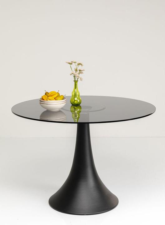 Immagine prodotto Kare Design Tavolo Grande Possibilita Smoke Glass Ø110cm