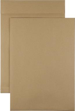 Actual product image Neutralware Folding pocket DIN C4 229 x 324 mm (W x H) without window 130g/m² with adhesive Natron paper brown (250 pcs.)
