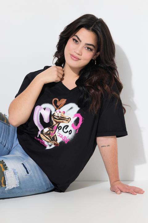Actual product image Angel of Style T-Shirt, Boxy Fit, Kroko-Druck (46)