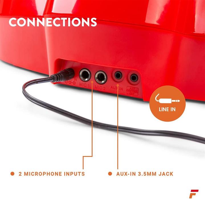 Image du produit Fenton Station karaoké KSM15R rouge (Actif)