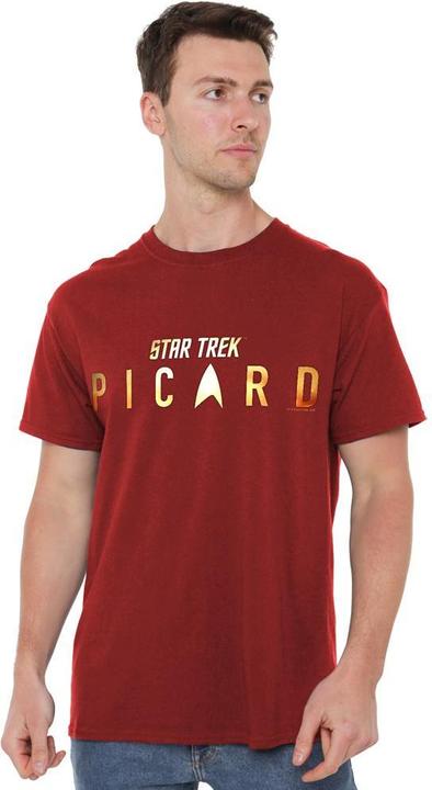 Actual product image Star Trek: Picard Mens Rendered Logo T-Shirt (L)