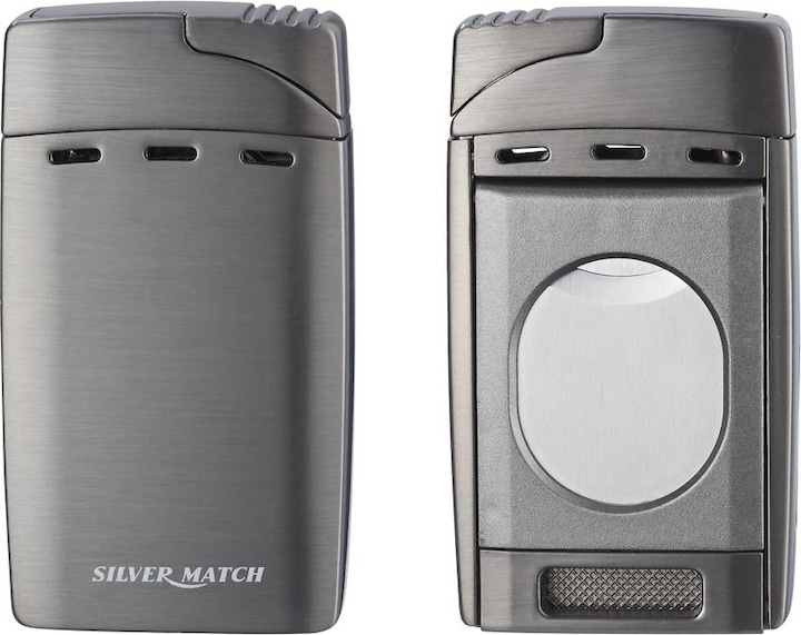 Image du produit Silver Match Briquet tempête pour cigares avec cutter