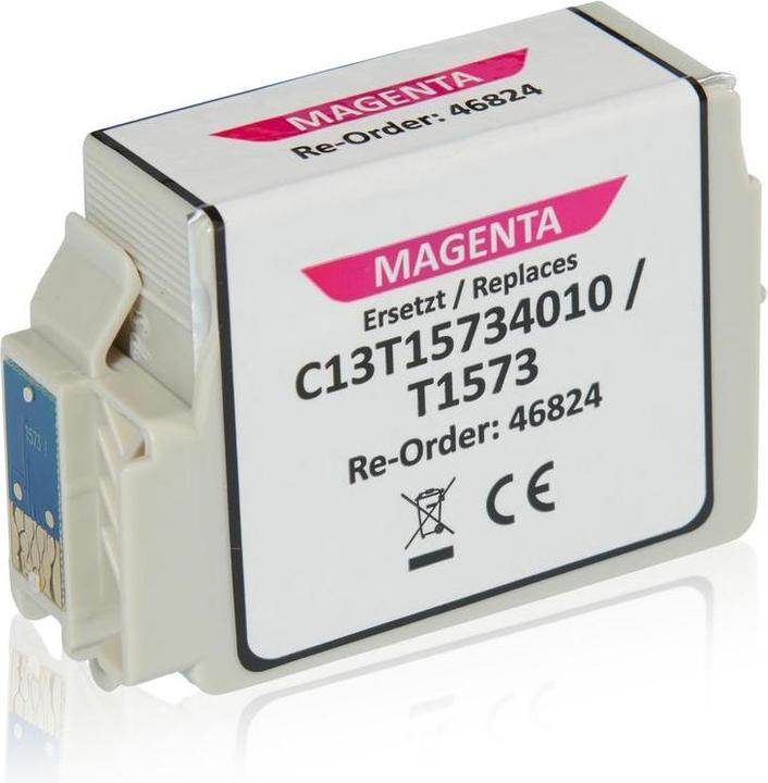 Produktbild Inkadoo Druckerpatronen kompatibel zu Epson C13T15734010 / T1573 Tintenpatrone, magenta Magenta (M)