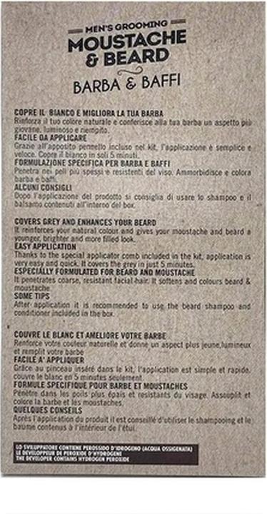 Immagine prodotto Bheyse Tinta per barba e baffi marrone (Marrone)