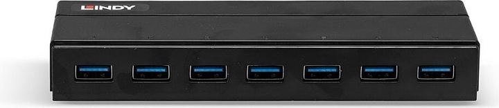 Actual product image Lindy 43228 (USB-B, 7 Ports)