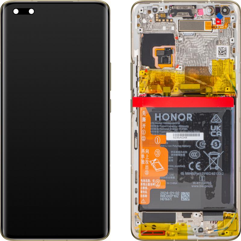 Honor Display Unit für Magic4 Pro, mit Akku, Gold (Display), Pezzi di ricambio per dispositivi mobili